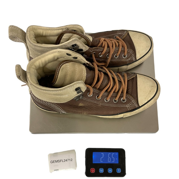 Converse All Star Brown Basketball Leather Shoes Unisex Size 7 Men 9 Women main image 2
